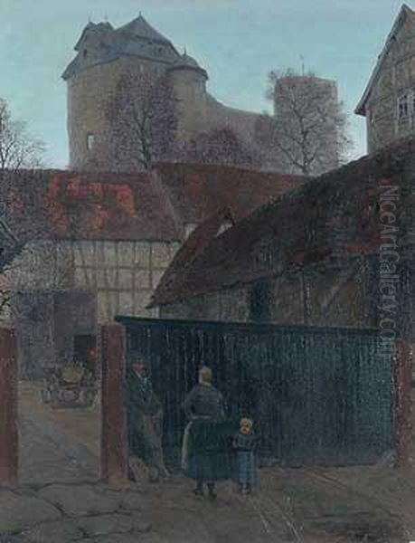 Gehoft Unterhalb Der Burg Kleeberg - view 1
