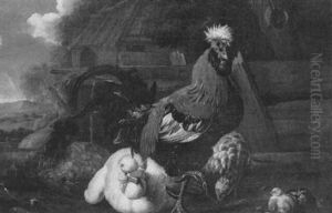 Fowl In A Farmyard Fowl In A Farmyard
