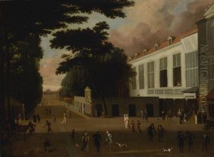 A Capriccio View In Holland by Abraham Danielsz. Hondius