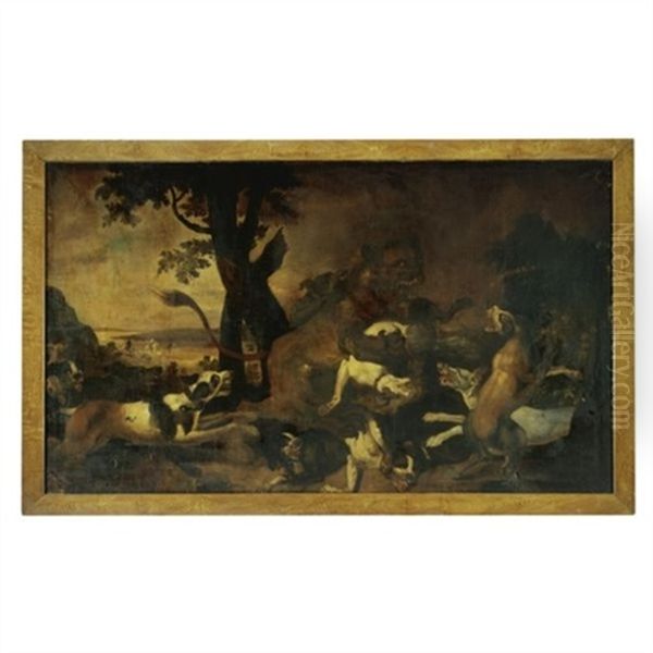 A Lion Hunt - view 1