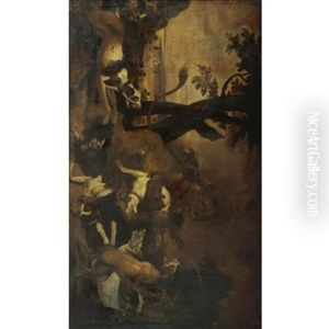 A Lion Hunt by Abraham Danielsz. Hondius