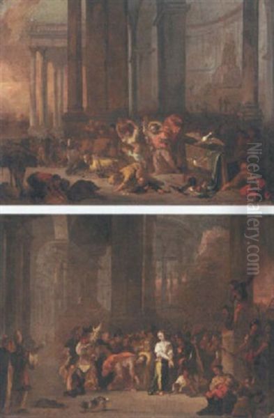 Christ Expelling The Merchants From The Temple - view 1