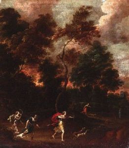 Diana Bei Der Jagd by Abraham Danielsz. Hondius