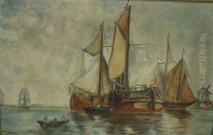 Sailing Ships In A Calm