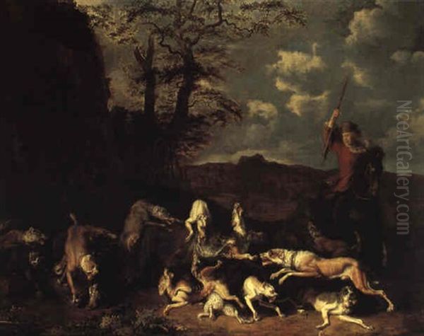 Scene De Chasse A L'ours - view 1