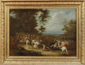 Choc De Cavalerie by Lambert de Hondt the Younger
