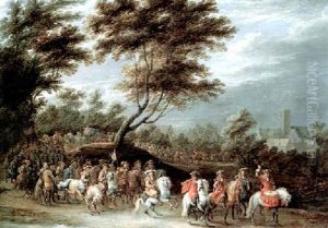 Der Feierliche Einzug Eines Fursten by Lambert de Hondt the Younger