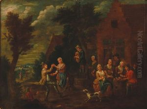 Merriment Outside A Tavern Merriment Outside A Tavern