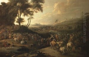 Engagement De Cavalerie by Lambert de Hondt