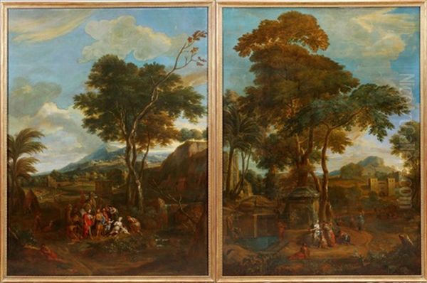 "rachel At The Well" & "joseph Sold Into Slavery" - view 1