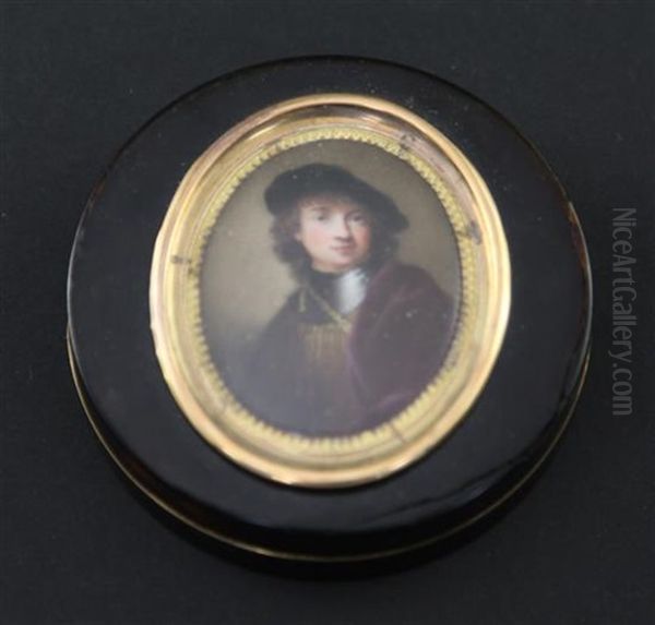 Miniature Of Rembrandt As A Young Man - view 1