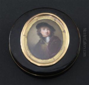 Miniature Of Rembrandt As A Young Man by Nathaniel Hone