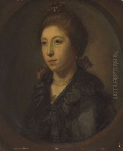 Portrait Of A Lady, Traditionally Identified As Lady Courtenay by Nathaniel Hone