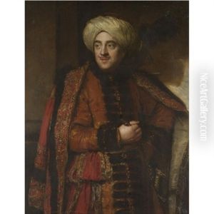 Portrait Of A Gentleman by Nathaniel Hone