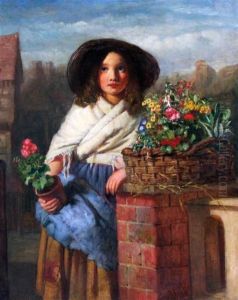 Portrait Of A Flower Girl