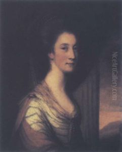 Portrait Of Miss Diana Stuart, Wife Of Sir William Milner, 3rd Baronet by Nathaniel Hone