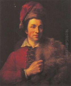 Portrait Of A Gentleman Wearing An Eastern European Costume With A Fur Trimmed Robe Portrait Of A Gentleman Wearing An Eastern European Costume With A Fur Trimmed Robe