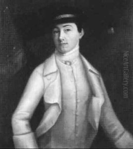 Portrait (miss Patty Gordon?), Half Length Wearing White Costume
