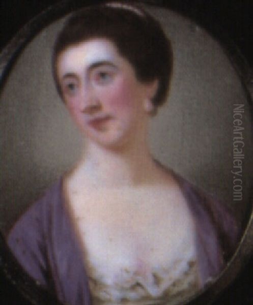A Lady (georgiana Caroline, Countes Cowper?) In White Dress - view 1