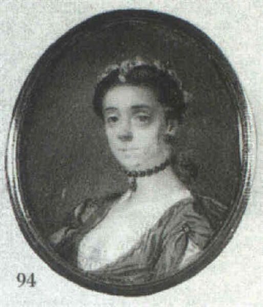 A Lady Seated In Green Dress Slashed To Reveal White - view 1