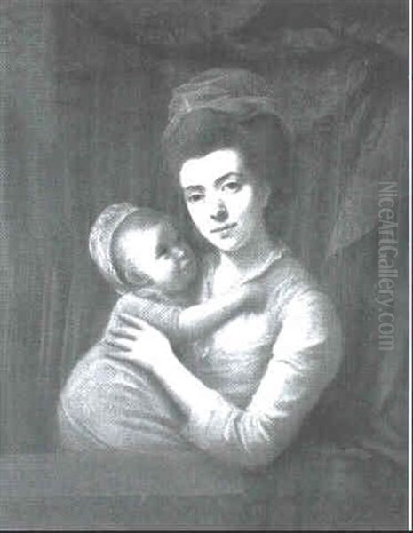 Portrait Of A Mother And Child - view 1