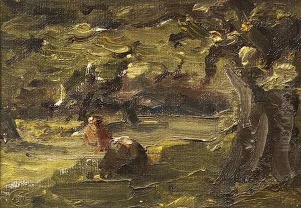Cattle In Sunlight Under Trees - view 1