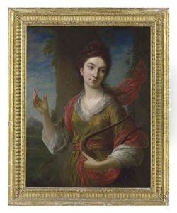 Portrait Of A Lady As Terpsichore In A Landscape Portrait Of A Lady As Terpsichore In A Landscape