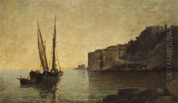 Fishing Boats At Villefranche - view 1