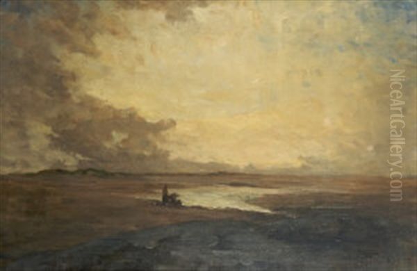 Malahide Sands With Figures - view 1
