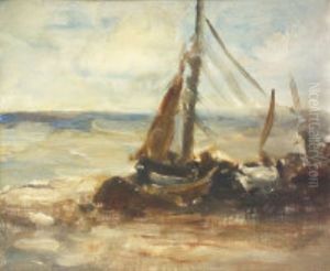 Beached Sailing Boat, Malahide