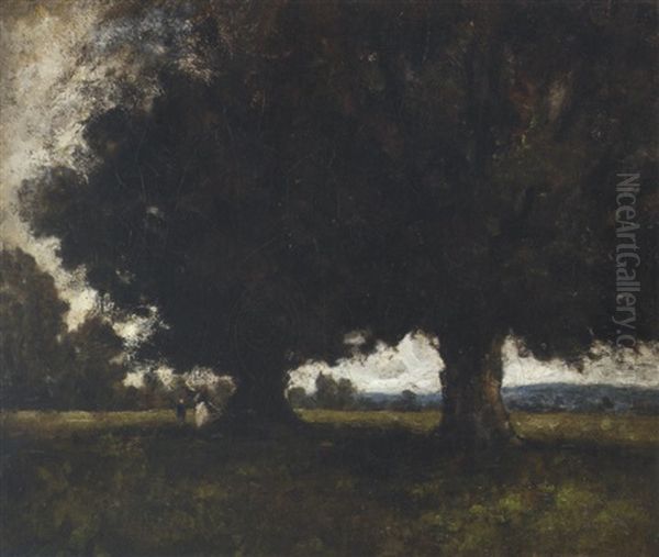 Figures Under A Tree - view 1