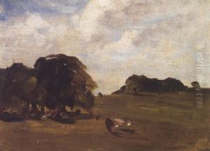 Cattle At Pasture In A Parkland
