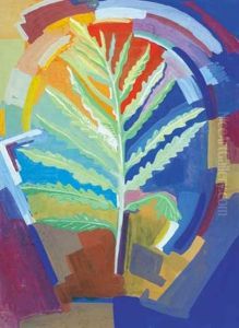 Fern With Cubist Surround (study)