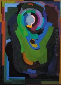 Cubist Composition by Evie Sydney Hone