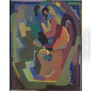 Untitled (mother And Child) by Evie Sydney Hone