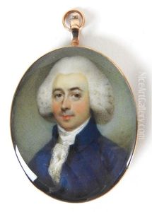 A Portrait Miniature Of A Gentleman