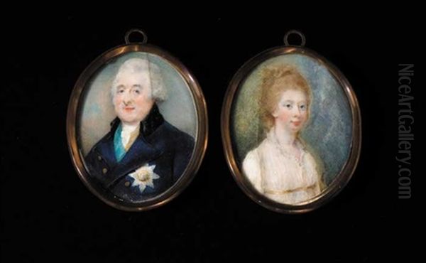 William Robert Fitzgerald, Second Duke Of Leinster Kp (+ Emilia Olivia, Second Duchess Of Leinster; Pair) - view 1