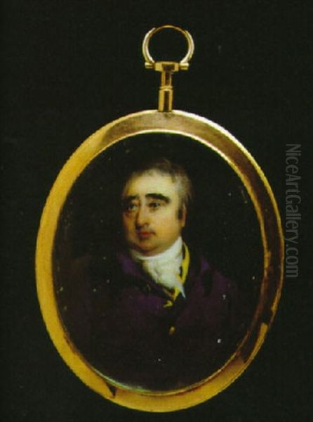 Portrait Of The Rt. Hon. Charles James Fox In Blue Coat, Yellow Waistcoat And White Cravat - view 1