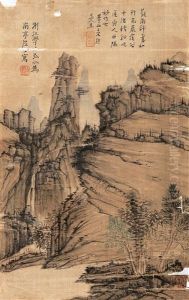 Landscape by Hong Ren