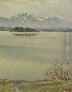 Am Ufer Eines Vorgebirgssees
