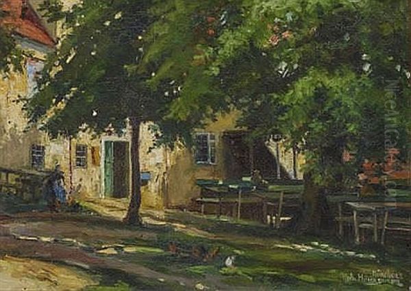 Sommerlicher Biergarten - view 1