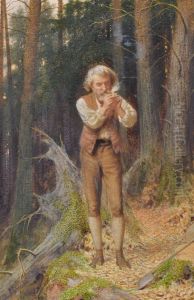 Woodcutter At Rest by James Barnes