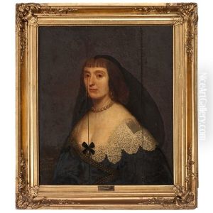 Portrait Of Elizabeth Stuart, Queen Of Bohemia by Gerrit Van Honthorst