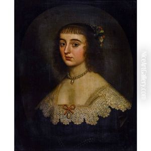 Brustbildnis Einer Jungen Dame (collaboration With Workshop) by Gerrit Van Honthorst