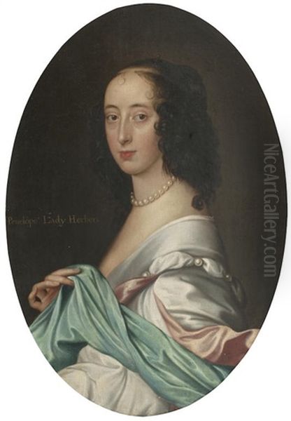 Portrait Of Penelope Herbert (nee Naunton), Countess Of Pembroke - view 1