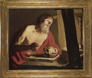 San Girolamo by Gerrit Van Honthorst