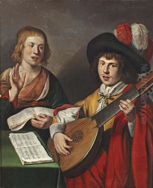 A Couple Making Music - view 1
