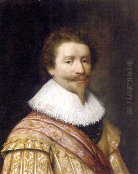 Portrait Of A Nobleman In A Gold Embroidered Coat (frederik Henderick, Prince Of Orange?) - view 1