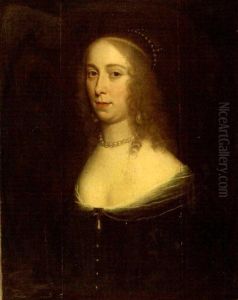 Portrait De Femme Aux Perles by Gerrit Van Honthorst
