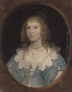 Portrait Of A Young Lady by Gerrit Van Honthorst